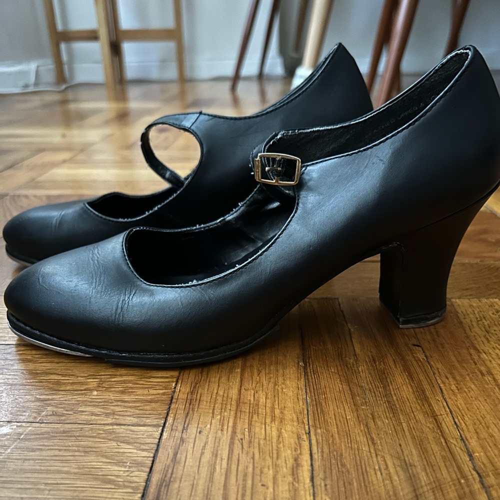 Capezio Adult Tap Shoes Heels Size 8 W